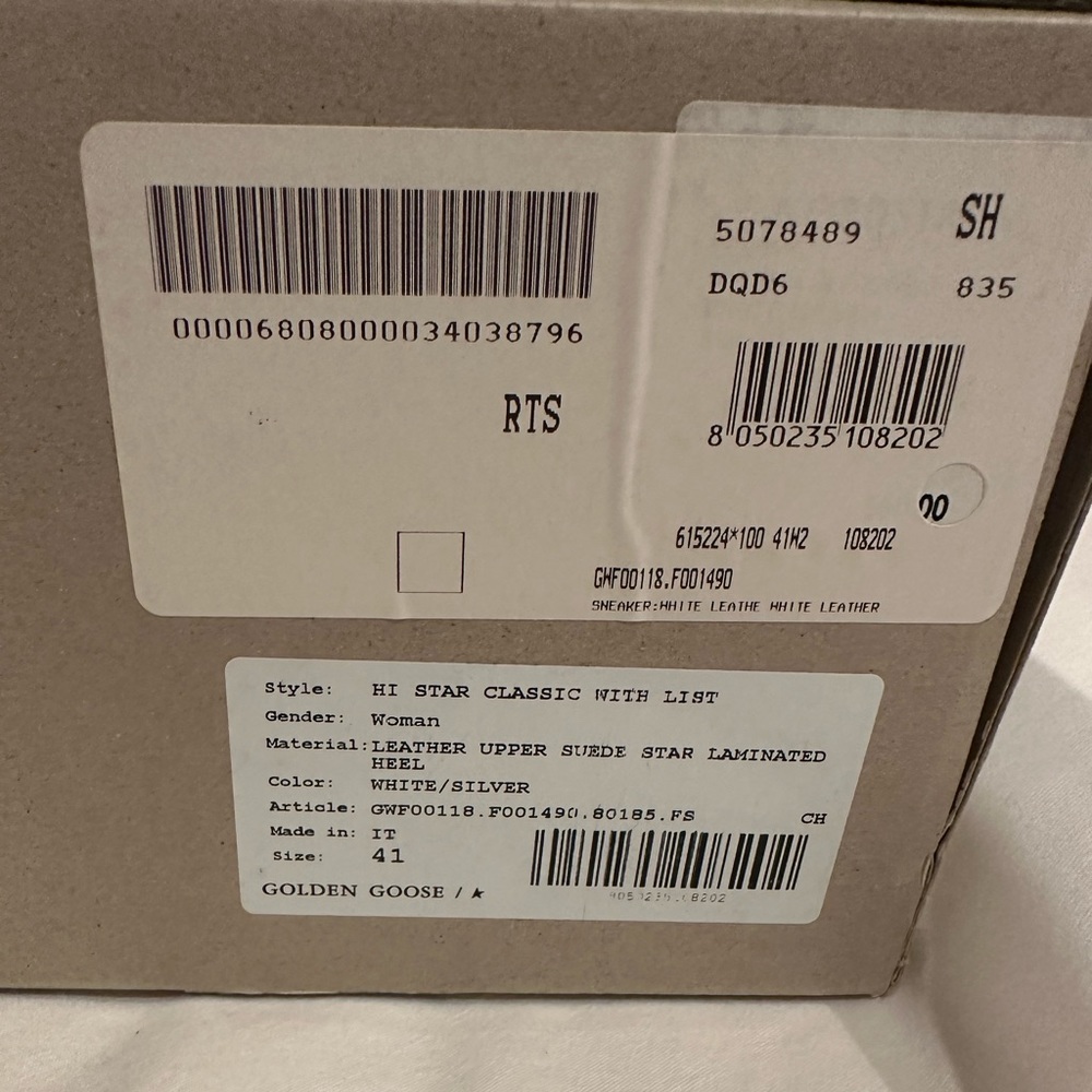 Women’s Golden Goose hi star size 41